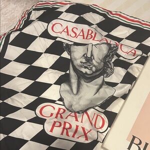 Casablanca Black and White Scarf